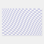 Paars controleringspatroon met wieltjes inpakpapier vel (Voorkant 2)