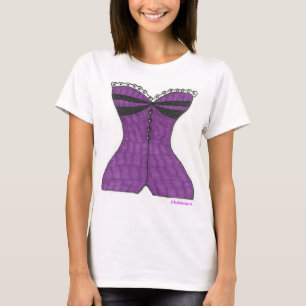 Paars corset t-shirt