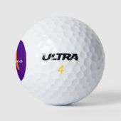 Paars Creëer je eigen Gepersonaliseerd Golfballen (Logo)
