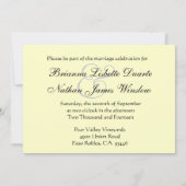 Paars & Crème Sieraad Vintage Trouw Uitnodiging (Achterkant)