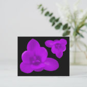 Paars Crocus Flower Briefkaart (Staand voorkant)