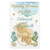 Paar's Cruising Partners for Life Seapaarden Magneet (Verticaal)