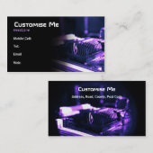 Paars Cyber Visitekaartje (Voorkant / Achterkant)