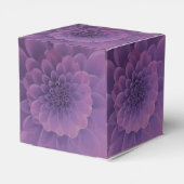 Paars Dahlia Bedankdoosjes (Achterkant)