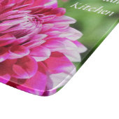  Paars Dahlia Gepersonaliseerd snijcomité Snijplank (Hoek)