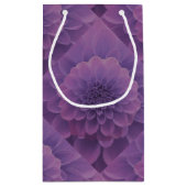 Paars Dahlia Klein Cadeauzakje (Achterkant)