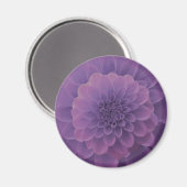 Paars Dahlia Magneet (Voorkant / Achterkant)