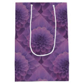 Paars Dahlia Medium Cadeauzakje (Achterkant)
