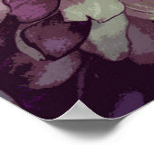 Paars Dahlia Poster (Hoek)