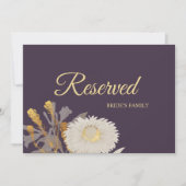 Paars Daisy Antiek Weddenschap Gereserveerd (Voorkant)