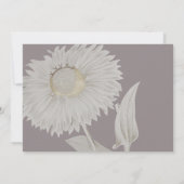 Paars Daisy Antiek Weddenschap Gereserveerd (Achterkant)