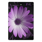 Paars Daisy Flower Mini Klembord (Achterkant)