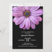 Paars Daisy Vrijgezellenfeest Kaart (Voorkant)