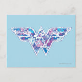 Paars Daisy WW Briefkaart (Voorkant)