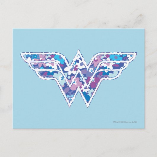 Paars Daisy WW Briefkaart (Voorkant)