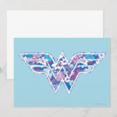 Paars Daisy WW Kaart (Voorkant / Achterkant)