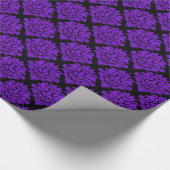 Paars Damascadeaupapier Cadeaupapier (Hoek)