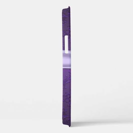  Paars Damask Case-Mate iPhone Case (Achterkant / Rechts)