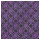 Paars Damask Medallion Pattern Stof (Close Up)