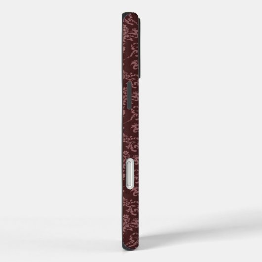Paars Damask Pattern Case-Mate iPhone Case (Achterkant / Rechts)