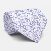Paars Damask Stropdas (Opgerold)