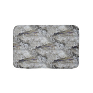 Paars Damselfly-Natuur Badmat