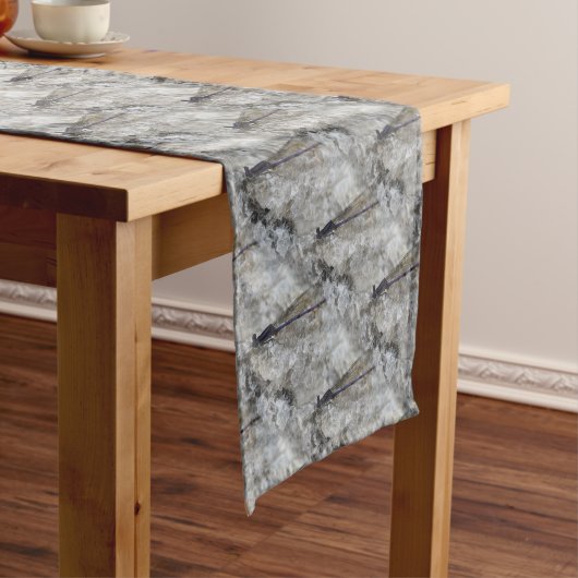 Paars Damselfly-Natuur Korte Tafelloper (Voorbeeld)