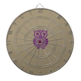 Paars dartboard met metalen kooi dartbord