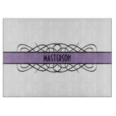 Paars deco Vlaams snijvlak Snijplank (Voorkant)