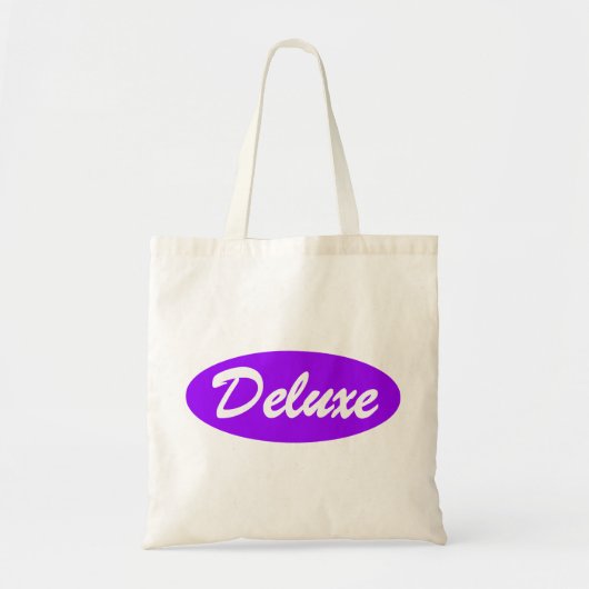 Paars Deluxe Tote Bag (Voorkant)