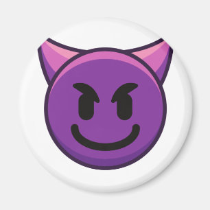 Paars Devil Emoji Magnet