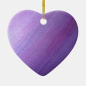 Paars diagonaal ontwerp keramisch ornament (Voorkant)