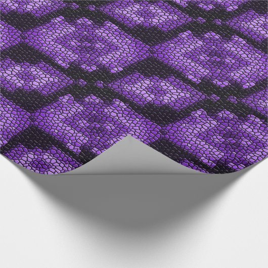 Paars diamanten mozaïektegels, omslagpapier cadeaupapier (Hoek)