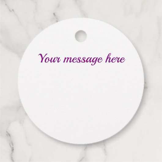 Paars diamantpatroon bedankjes labels (Achterkant)