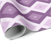 Paars diamantpatroon cadeaupapier (Rol Hoek)