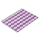 Paars diamantpatroon notitieboek (Linkerzijde)