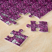 Paars Diamond Legpuzzel (Zijkant)