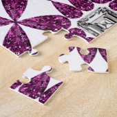 Paars Diamond Legpuzzel (Zijkant)