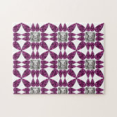 Paars Diamond Legpuzzel (Horizontaal)