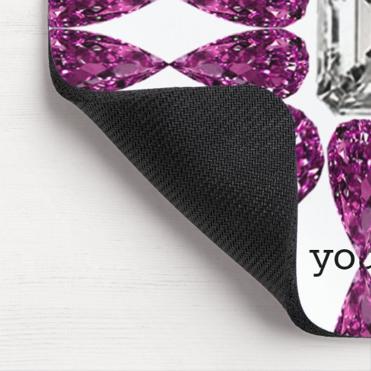 Paars Diamond Muismat (Hoek)