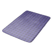 Paars Diamond Square Patroon Badmat (Gekanteld)
