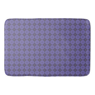 Paars Diamond Square Patroon Badmat