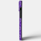 Paars Diamond-y Abstract Pattern Case-Mate iPhone Case (Achterkant / Links)