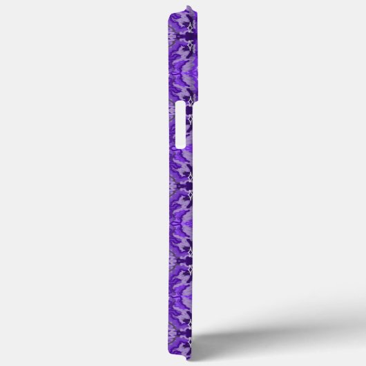 Paars Diamond-y Abstract Pattern Case-Mate iPhone Case (Achterkant / Rechts)