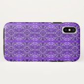 Paars Diamond-y Abstract Pattern Case-Mate iPhone Case (Achterkant (horizontaal))