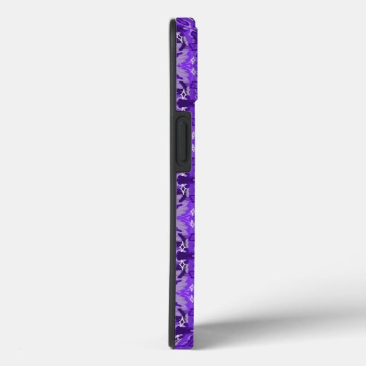 Paars Diamond-y Abstract Pattern Case-Mate iPhone Case (Achterkant / Rechts)
