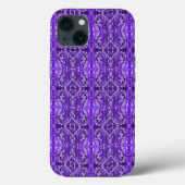 Paars Diamond-y Abstract Pattern Case-Mate iPhone Case (Achterkant)