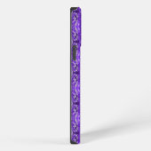 Paars Diamond-y Abstract Pattern iPhone Hoesje (Rechterkant)