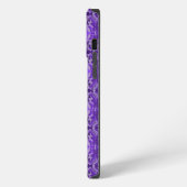 Paars Diamond-y Abstract Pattern iPhone Hoesje (Linkerkant)
