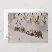 Paars die door de Bossen zijn gesleept Briefkaart (Voorkant / Achterkant)